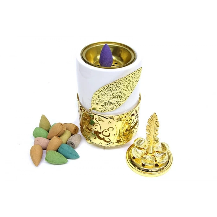 Buhurdanlık Seramik  Zamak Kaplamalı