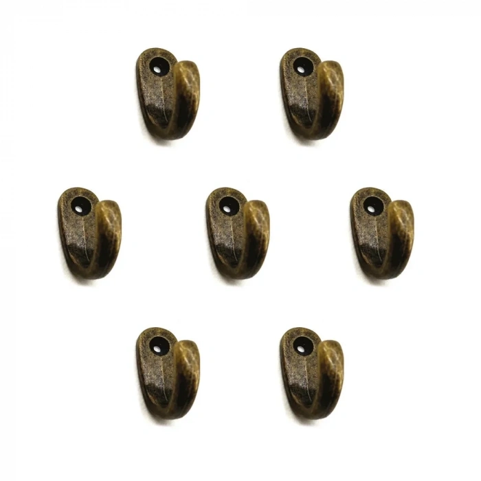 Büyük Tekli Fincan Askı, Dekor Askısı - Antik, 100 Adet, 12x23x30 Mm