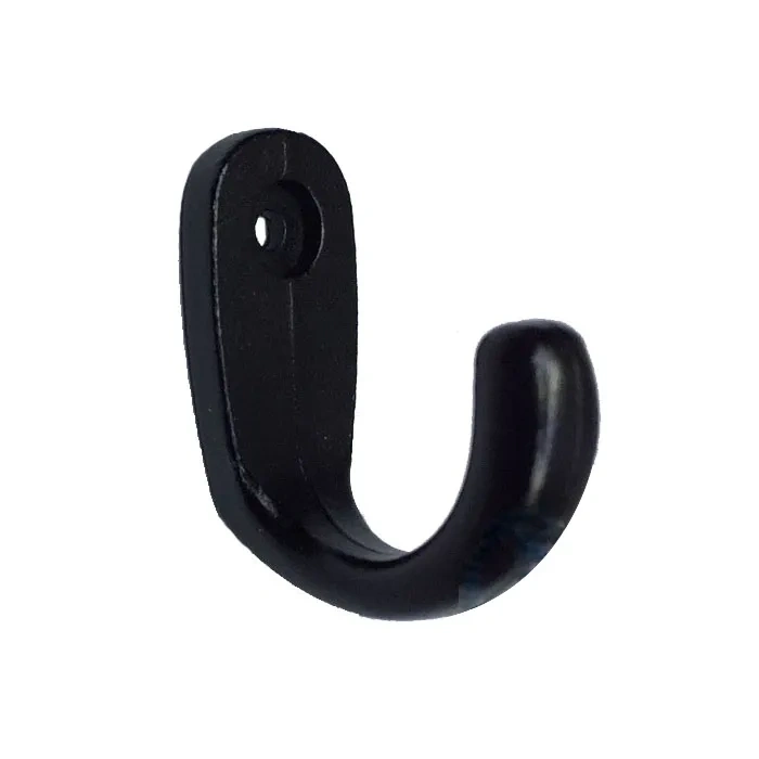 Büyük Tekli Fincan Askı, Dekor Askısı - Siyah, 100 Adet, 12x23x30 Mm