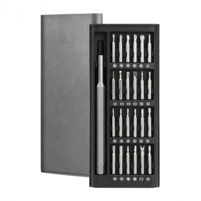 25 Parça 24 farklı uçlu Mıknatıslı 25 in 1  Tornavida Seti