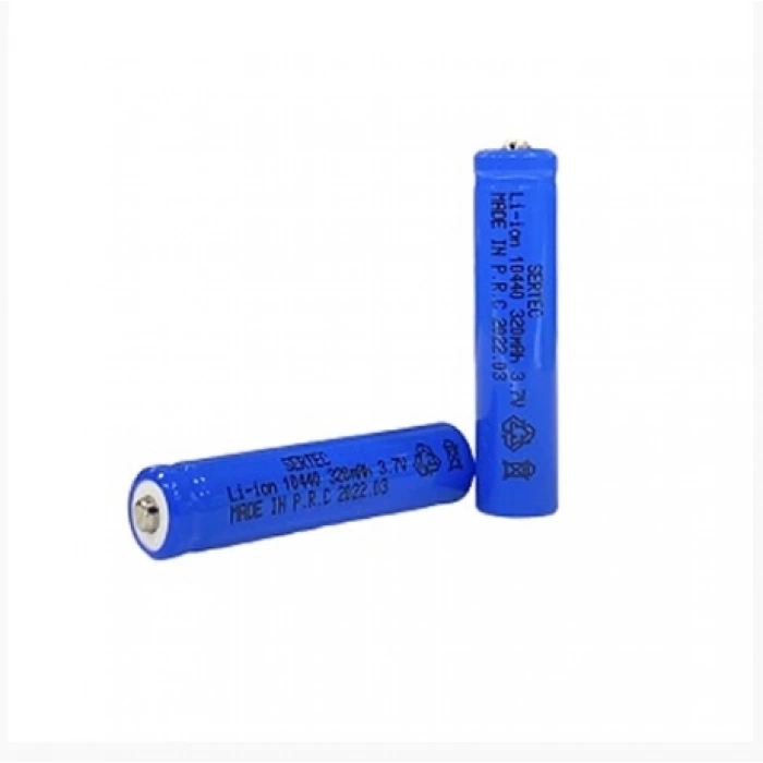Byhodi 3.7V Li-ion 10440 - 320 mAh 1C Şarjlı Pil Başlı (599599)