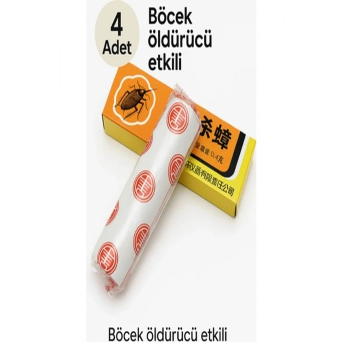 Byhodi 4 Adet Haşere Tebeşiri - Böcek Önleyici Tebeşir - Etkili Hamam Böceği ve Karınca Kovucu (599599)