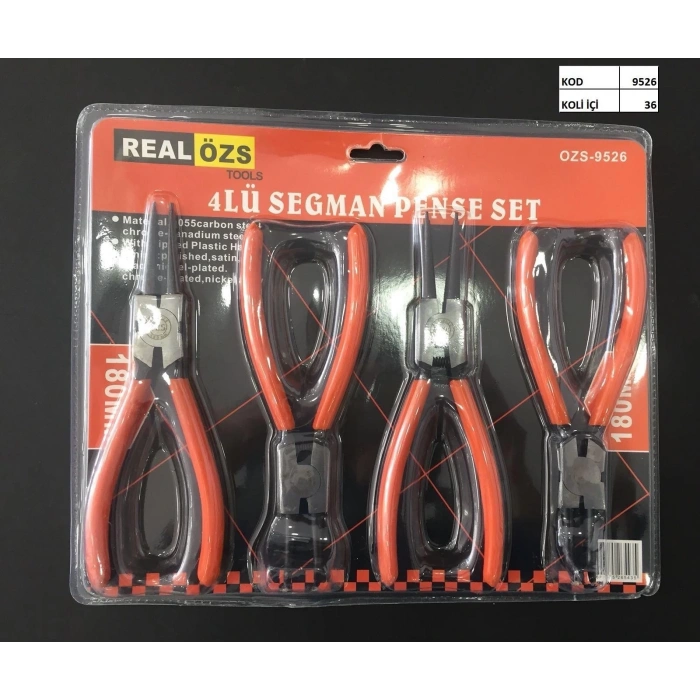 4’lü Takım Segman Pense Seti