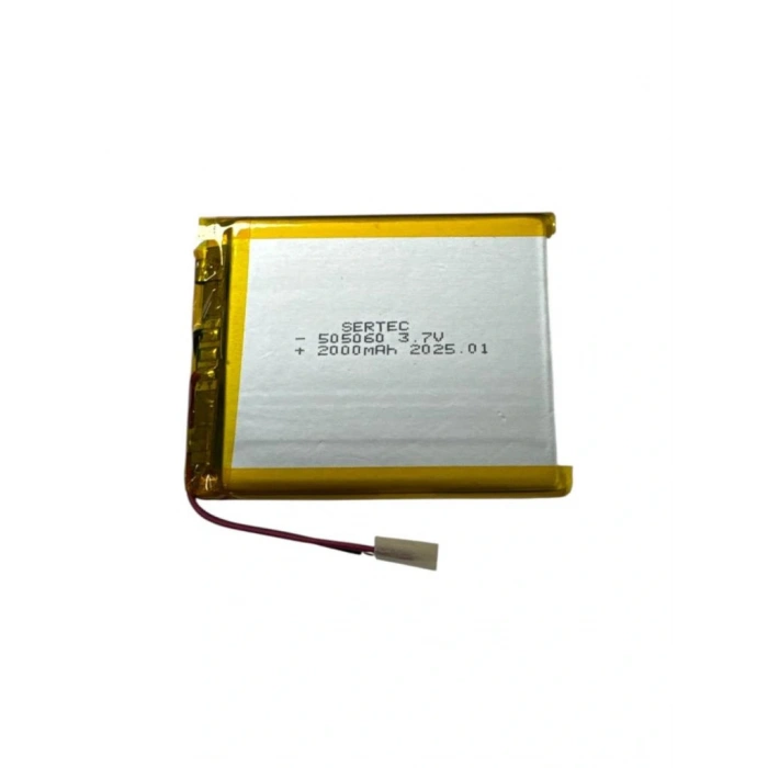 Byhodi 505060 3.7V 2000 mAh Li-Polymer Pil Devreli/1.5A (599599)