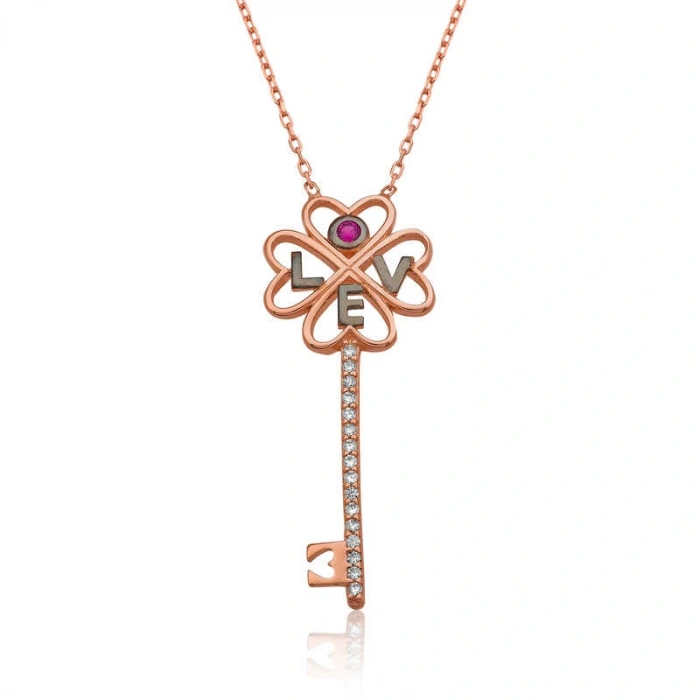 Byhodi 925 Ayar Gümüş Anahtar Kadın Gümüş Kolye PT2610864 (599599)