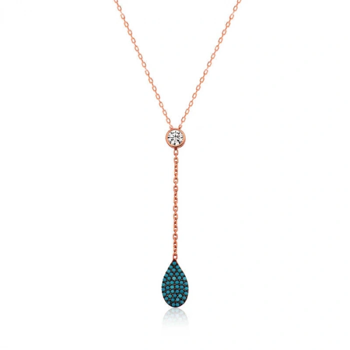 Byhodi 925 Ayar Gümüş Aşk Damlası Bayan Gümüş Kolye T6199 (599599)