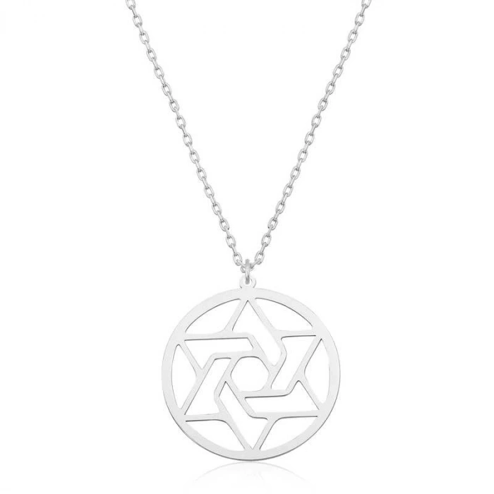 925 Ayar Gümüş Çember Kadın Gümüş Kolye T5518 (599599)