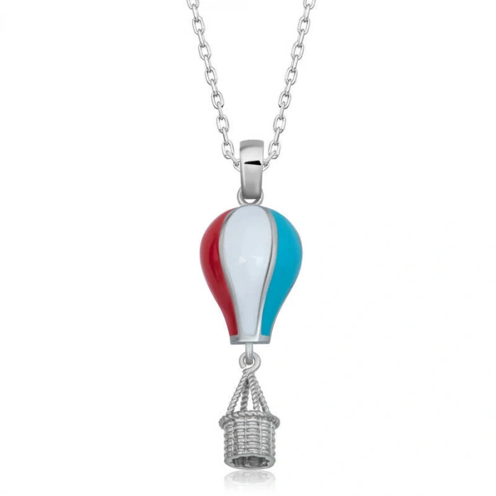 Byhodi 925 Ayar Gümüş Kapadokya Balon Kadın Gümüş Kolye T6988 (599599)