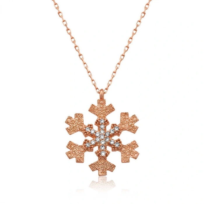 Byhodi 925 Ayar Gümüş Kar Tanesi Kadın Gümüş Kolye PT2610887 (599599)