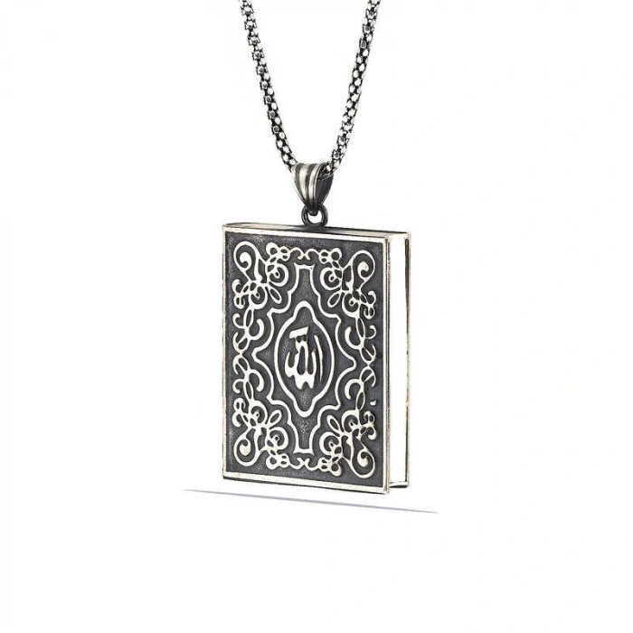 Byhodi 925 Ayar Gümüş Kare İçi Açılabilen Muskalık Gümüş Kolye T6003 (599599)