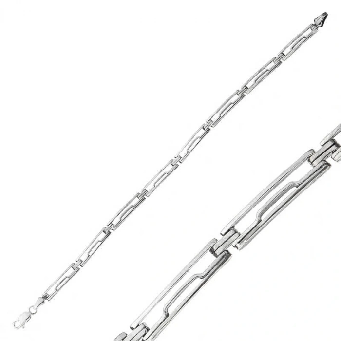 Byhodi 925 Ayar Gümüş Oksitli Erkek Bileklik T7404 (599599)