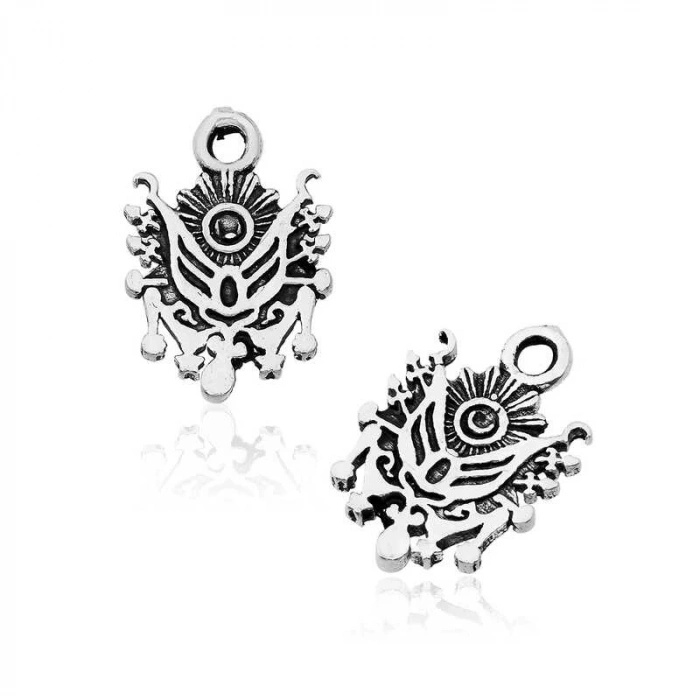 Byhodi ​925 Ayar Gümüş Osmanlı Arması Tesbih Püskülü T5198 (599599)