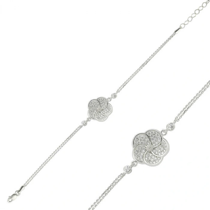Byhodi 925 Ayar Gümüş Papatya Bileklik BR0460310 (599599)