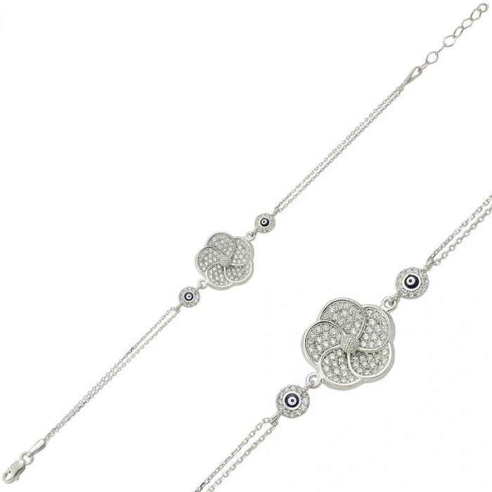 Byhodi 925 Ayar Gümüş Papatya Bileklik BR0460319 (599599)