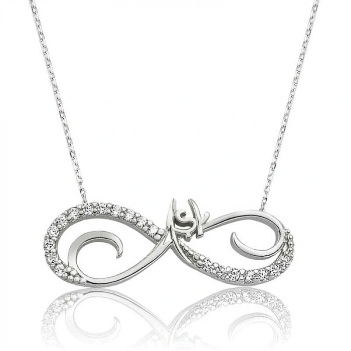 Byhodi 925 Ayar Gümüş Sonsuz Aşk Kadın Gümüş Kolye PT2610343 (599599)