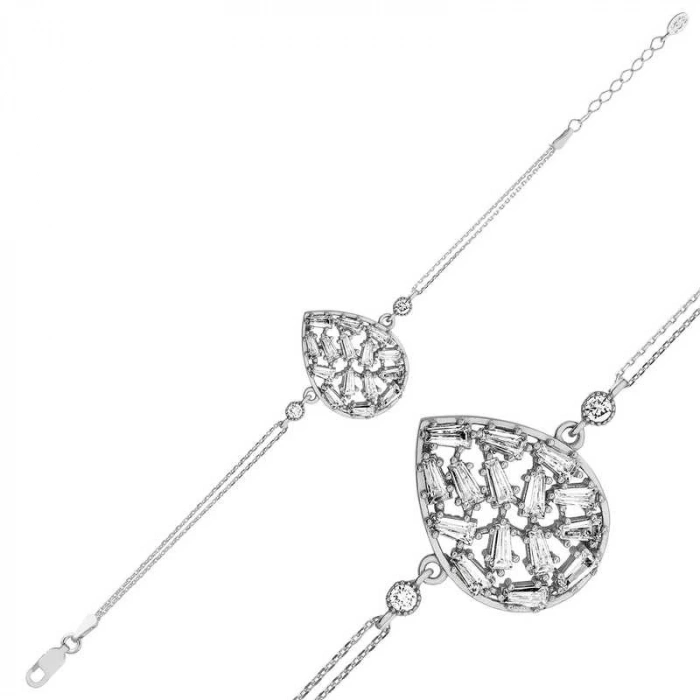 Byhodi 925 Ayar Gümüş Su Damlası Bileklik BR0460605 (599599)