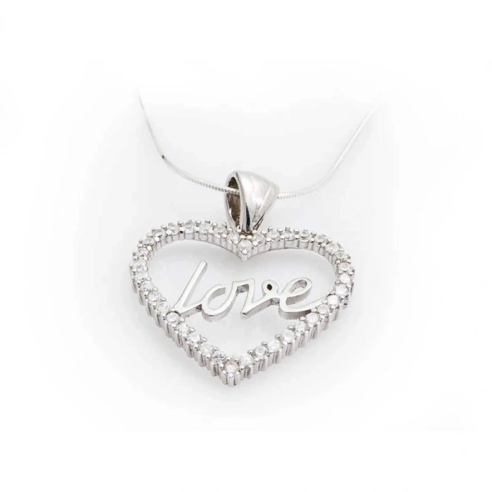 Byhodi 925 Ayar Gümüş Taşlı Love Kadın Gümüş Kolye PND47138031 (599599)