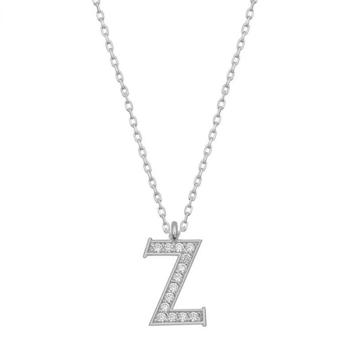 Byhodi 925 Ayar Gümüş Z Harfi Kadın Gümüş Kolye T6703 (599599)