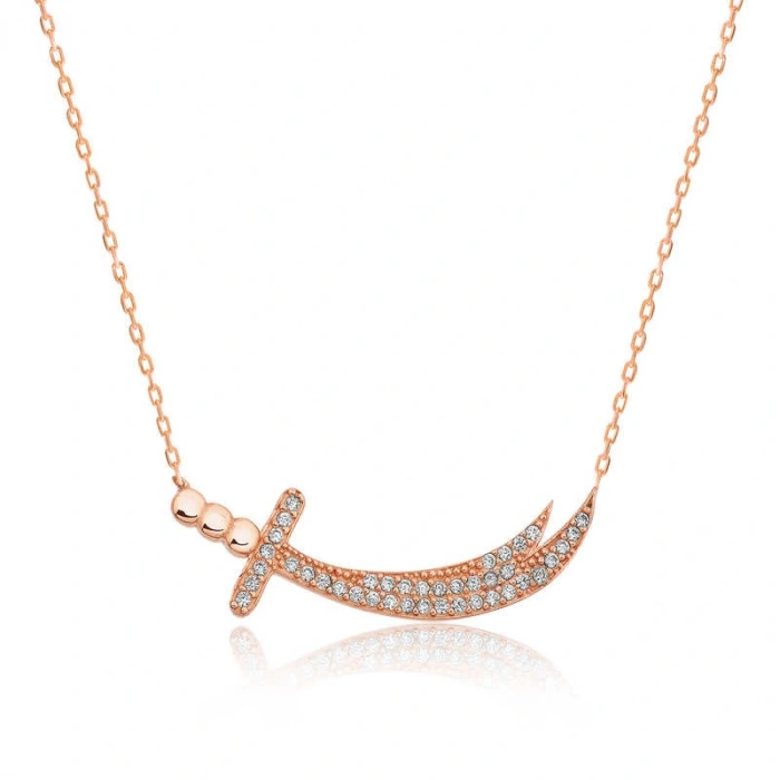 925 Ayar Gümüş Zülfikar Kılıcı Kadın Gümüş Kolye PT2610617 (599599)