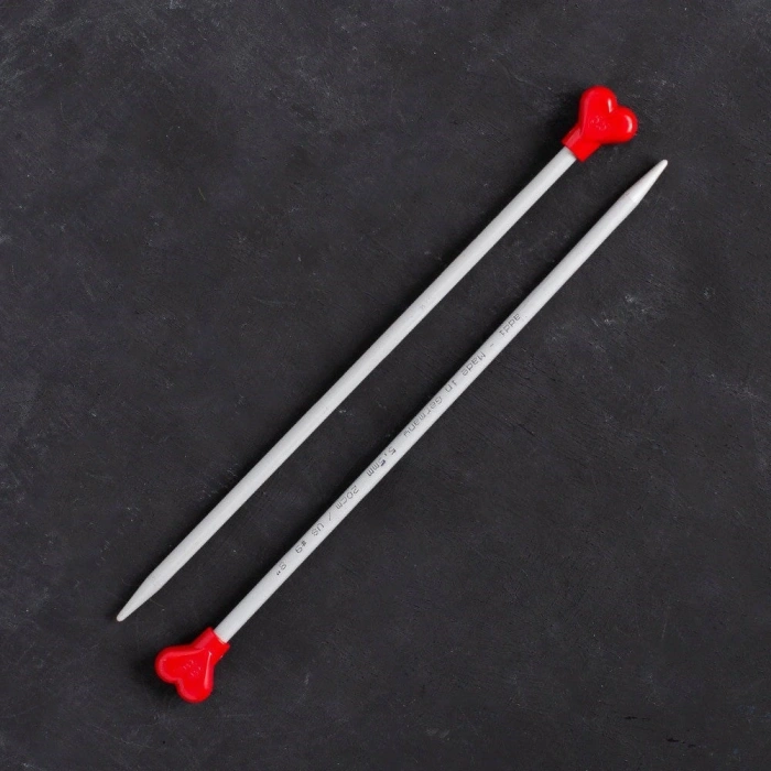 Addi Kalpli 5,5mm 20cm Klasik Alüminyum Örgü Şişi