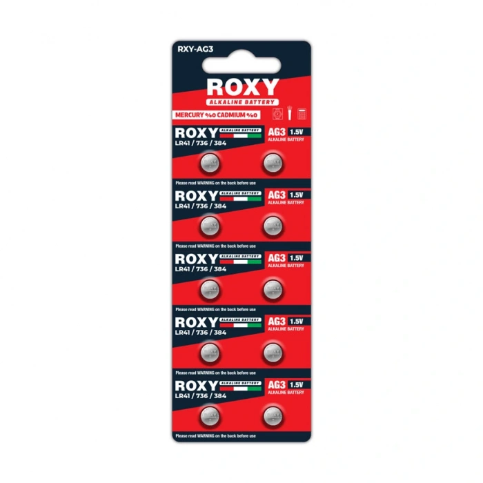 Byhodi AG3 LR41/736/384 31 Mah Alkalin Düğme Pil 10 Lu Paket (599599)