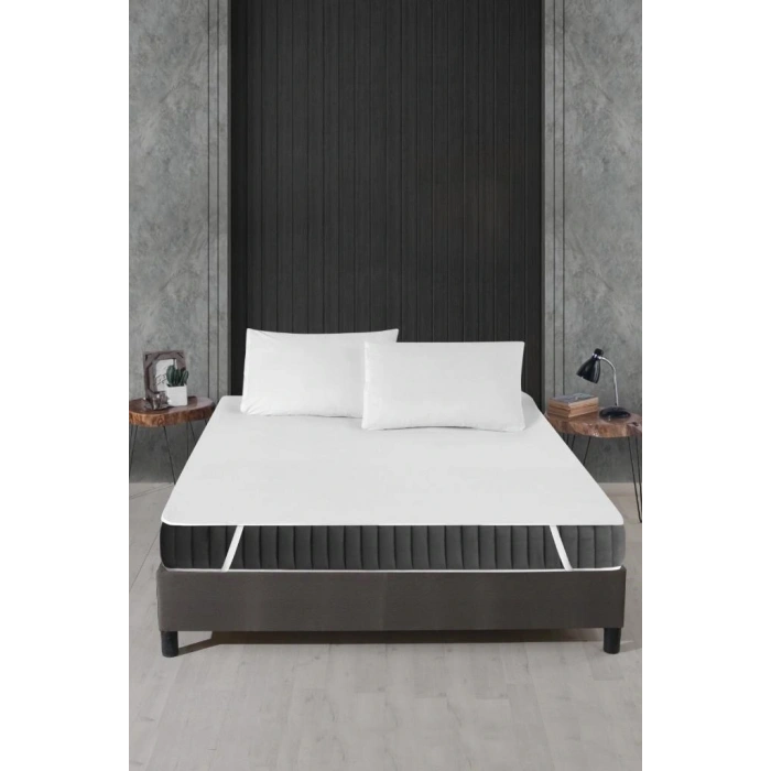 Alez Pamuklu Dört Köşe Lastik Yatak Koruyucu 100*200 cm