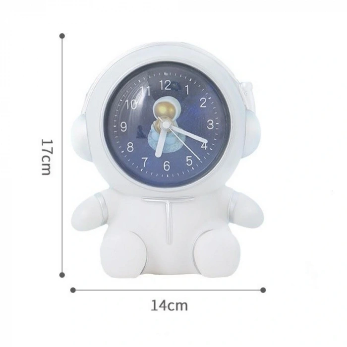 Byhodi Astronot Şeklinde Kumbaralı Masa Saati Büyük Boy (599599)