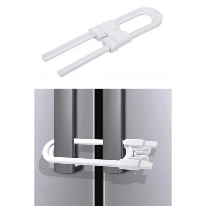 Bebek Çocuk Çekmece ve Dolap Koruma Raylı Güvenlik Sistemi Emniyet Kilidi