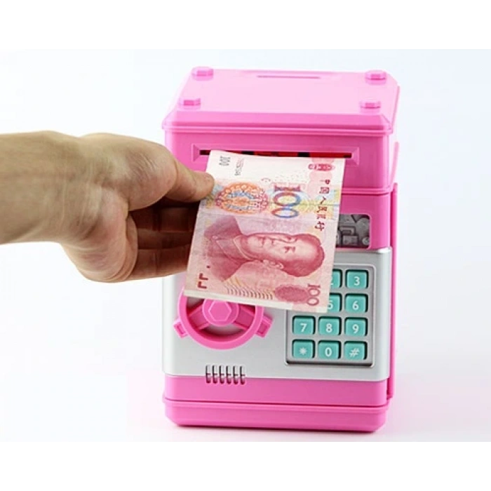 Byhodi Çocuk Şifreli Kasa Kumbara - Işıklı Sesli Para Biriktirme Kasası (599599)