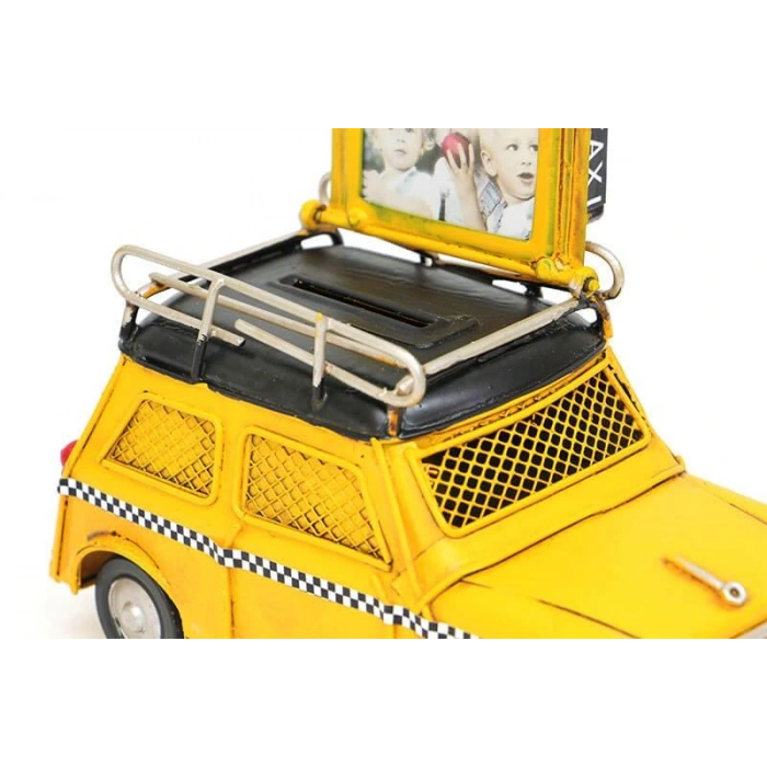 Byhodi Dekoratif Metal Araba Çerçeveli ve Kumbaralı (599599)