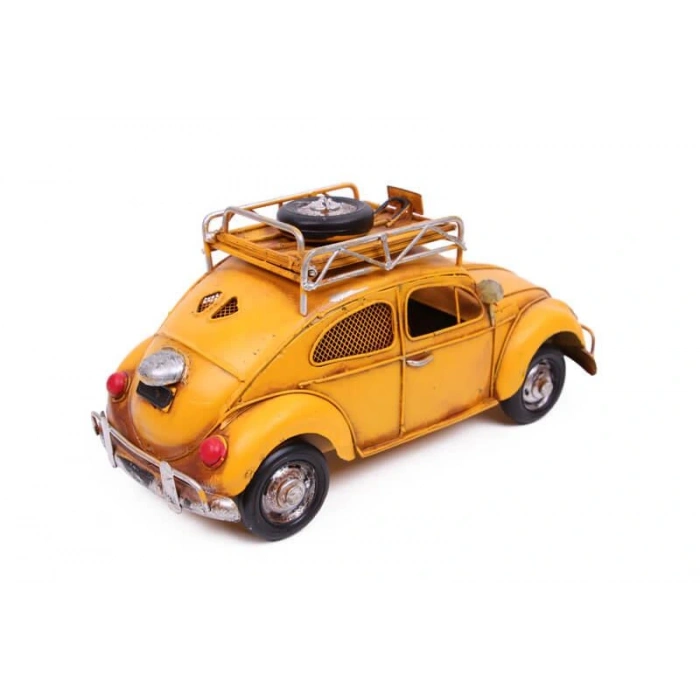 Byhodi Dekoratif Metal Araba Çerçeveli ve Kumbaralı Hediyelik (3076S) (599599)