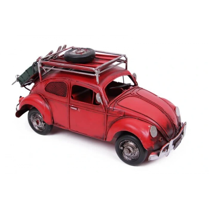 Byhodi Dekoratif Metal Araba Çerçeveli ve Kumbaralı Hediyelik (3398S) (599599)