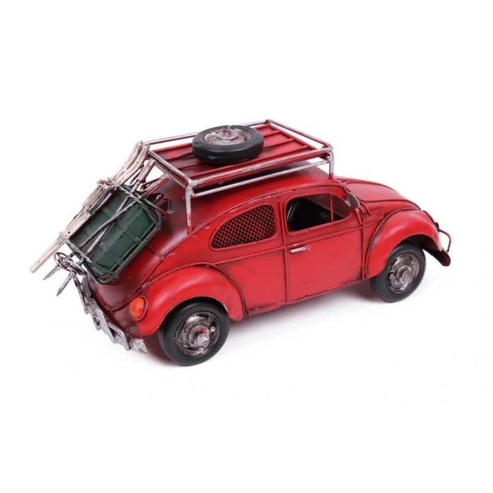 Byhodi Dekoratif Metal Araba Çerçeveli ve Kumbaralı Hediyelik (3398S) (599599)