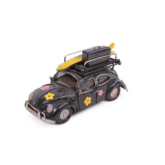 Byhodi Dekoratif Metal Araba Çerçeveli ve Kumbaralı Vosvos Hediyelik (5579) (599599)