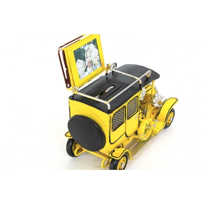 Byhodi Dekoratif Metal Araba Kumbara Çerçeveli Hediyelik (599599)