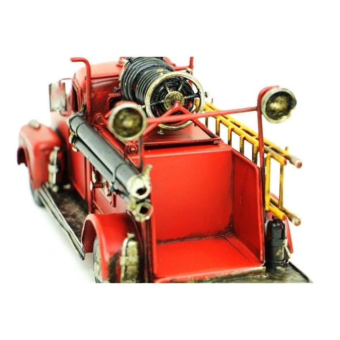 Byhodi Dekoratif Metal İtfaiye Aracı Kumbara Ve Çerçeveli Hediyelik (599599)