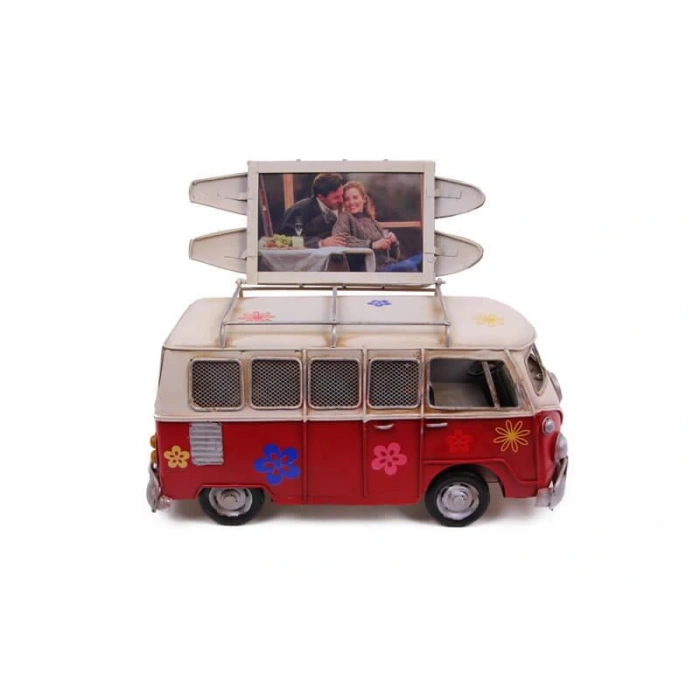 Byhodi Dekoratif Metal Minibüs Çerçeveli Biblo Kumbaralı (599599)