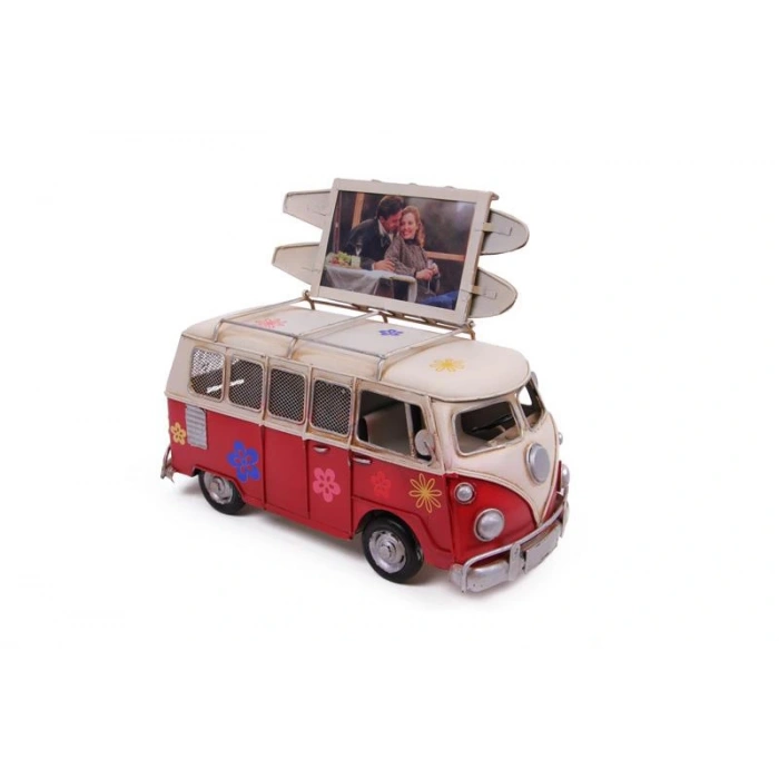 Byhodi Dekoratif Metal Minibüs Çerçeveli Biblo Kumbaralı (599599)