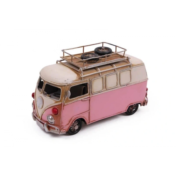 Byhodi Dekoratif Metal Minibüs Çerçeveli ve Kumbaralı Hediyelik (1370) (599599)