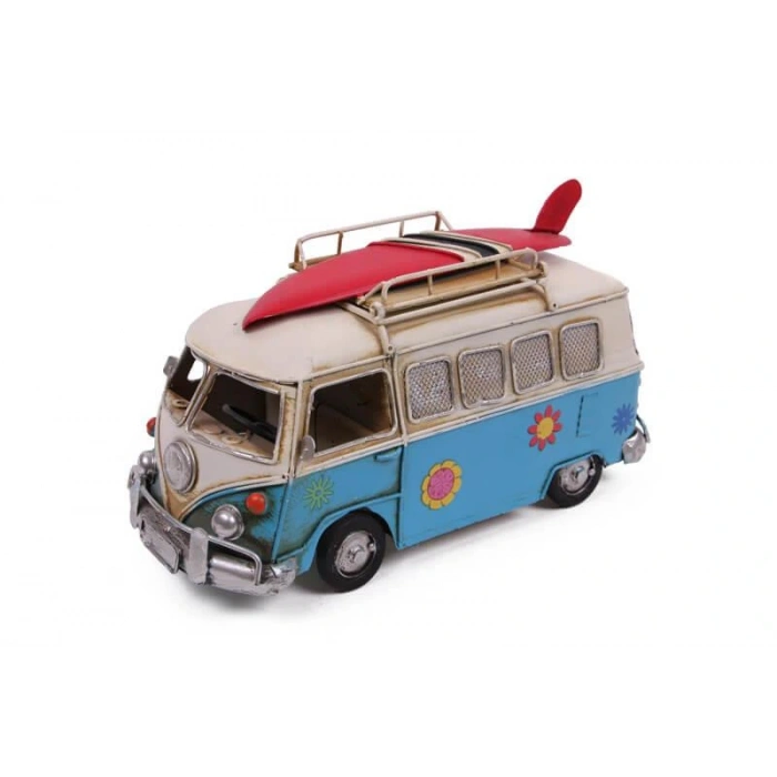 Byhodi Dekoratif Metal Minibüs Çerçeveli ve Kumbaralı Hediyelik (1678) (599599)