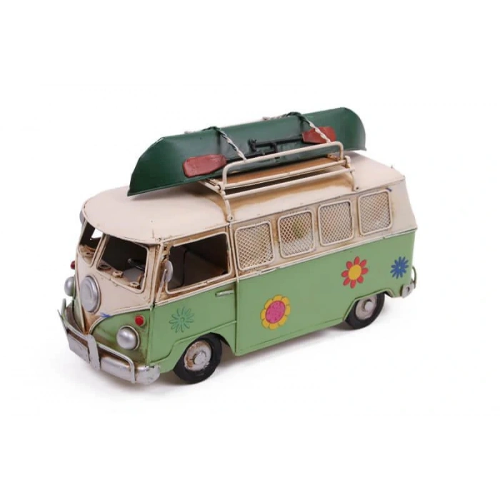 Byhodi Dekoratif Metal Minibüs Çerçeveli ve Kumbaralı Hediyelik (3098) (599599)