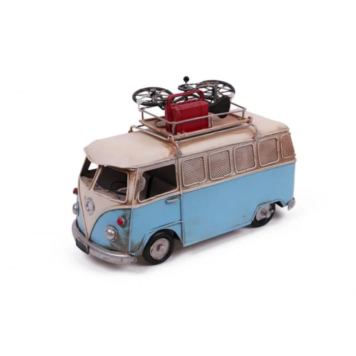 Byhodi Dekoratif Metal Minibüs Çerçeveli ve Kumbaralı Hediyelik (3395S) (599599)