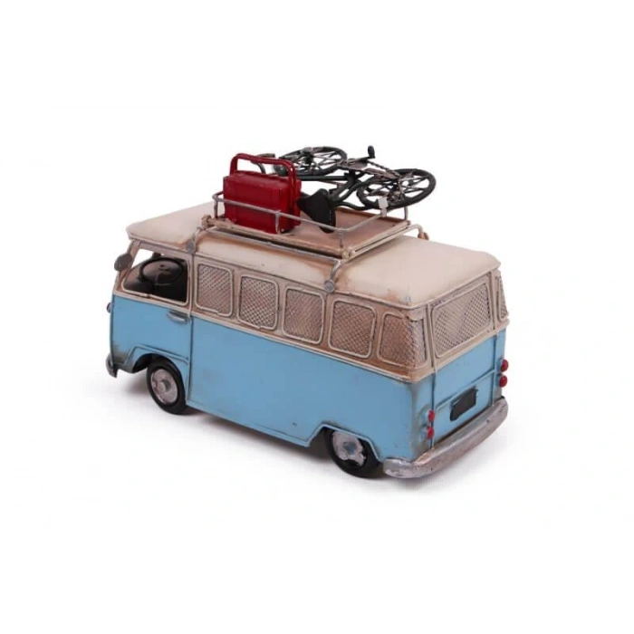 Byhodi Dekoratif Metal Minibüs Çerçeveli ve Kumbaralı Hediyelik (3395S) (599599)