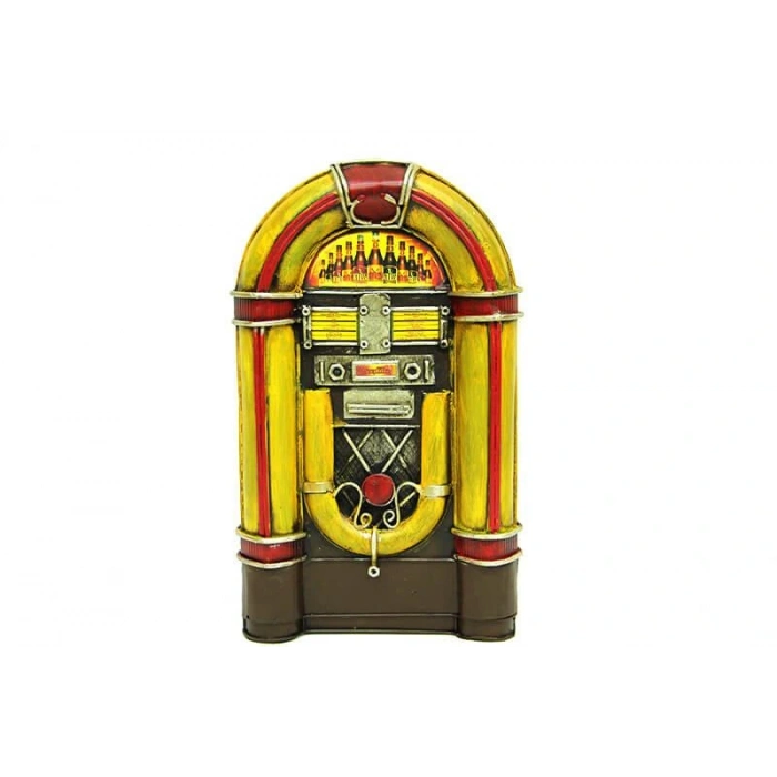 Byhodi Dekoratif Metal Müzik Kutusu Kumbara Vintage Hediyelik (599599)