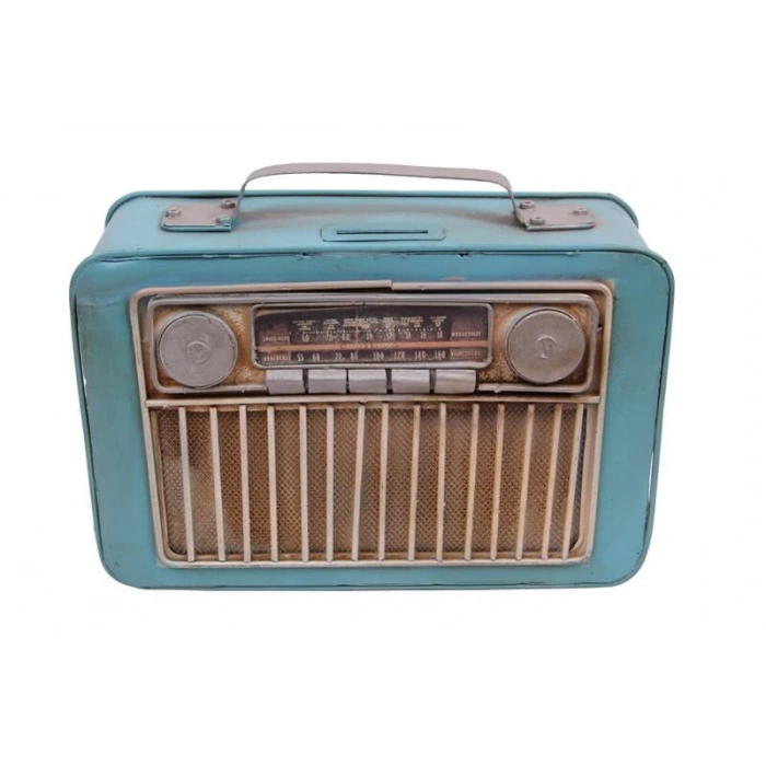 Byhodi Dekoratif Metal Radyo Kumbaralı Hediyelik (599599)