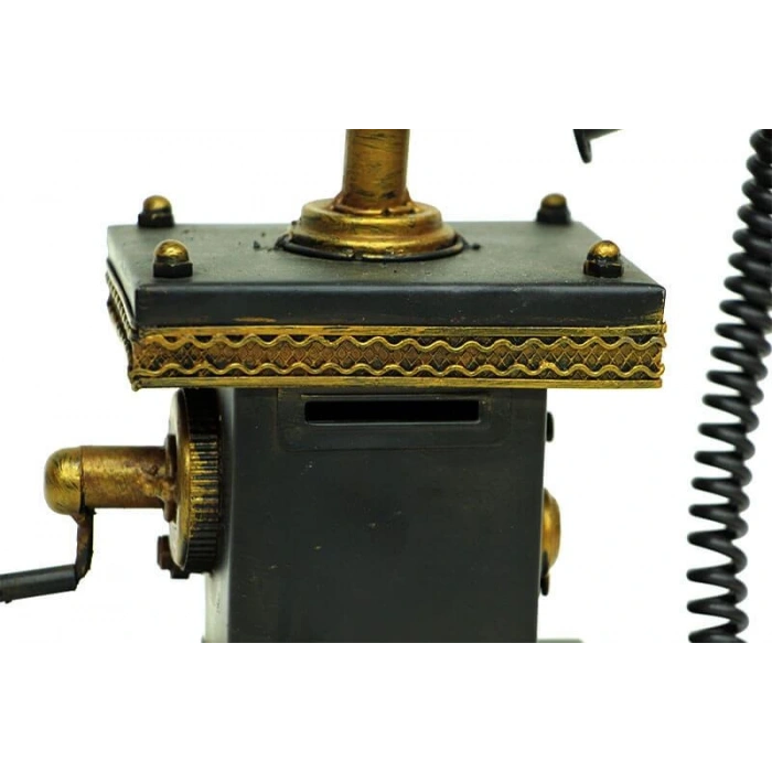 Byhodi Dekoratif Metal Telefon Kumbaralı Kumbara Biblo Hediyelik (599599)