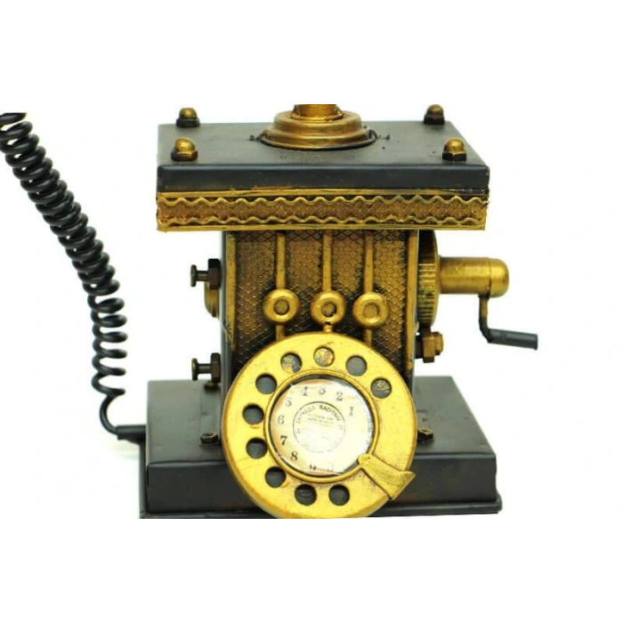 Byhodi Dekoratif Metal Telefon Kumbaralı Kumbara Biblo Hediyelik (599599)