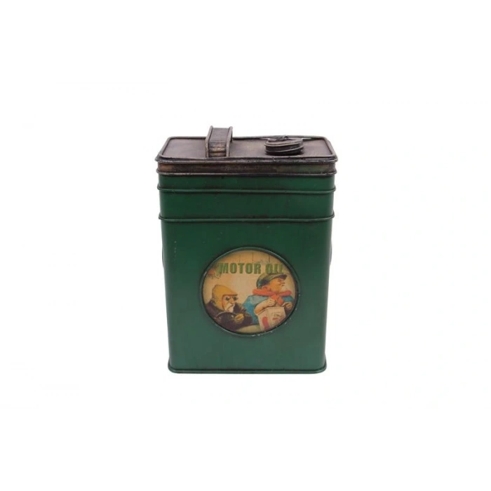 Byhodi Dekoratif Metal Yakıt Bidonu Kumbaralı Vintage Hediyelik (1180) (599599)