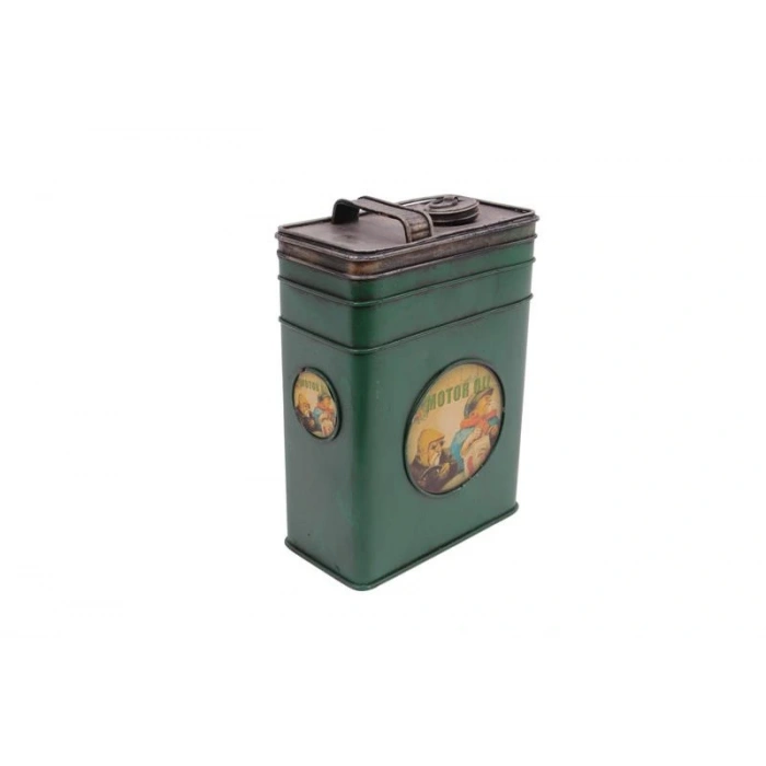 Byhodi Dekoratif Metal Yakıt Bidonu Kumbaralı Vintage Hediyelik (1180) (599599)