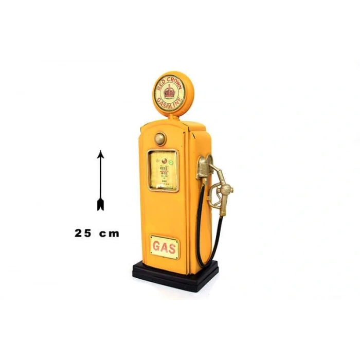 Byhodi Dekoratif Metal Yakıt Pompası Hediyelik Biblo Kumbara (599599)